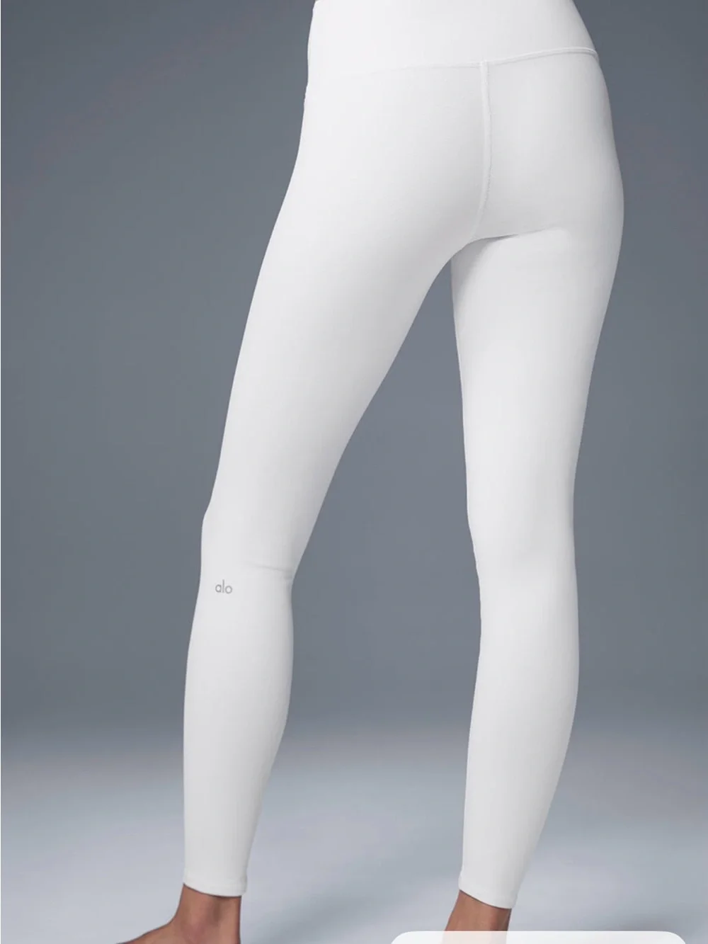 ALO Yoga White High-Rise Leggings